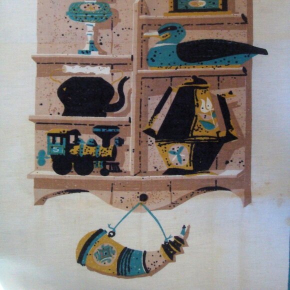 Vintage Mid Century Modern STARTEX Wonder-Dri Kitchen Tea Towel - Picture 5 of 8